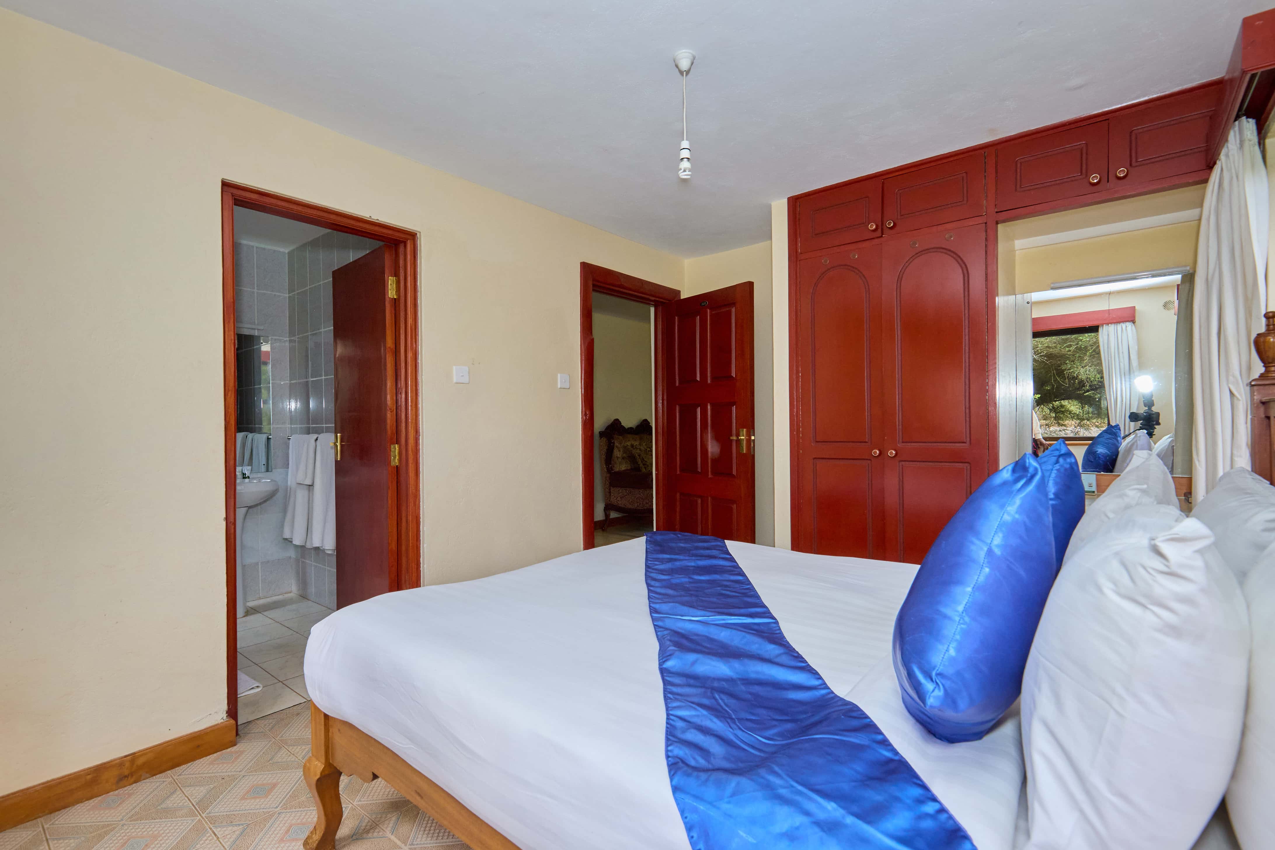 Master bedroom with ensuite bathroom
